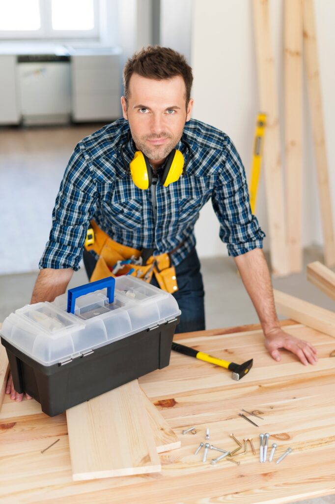 Portrait of construction worker